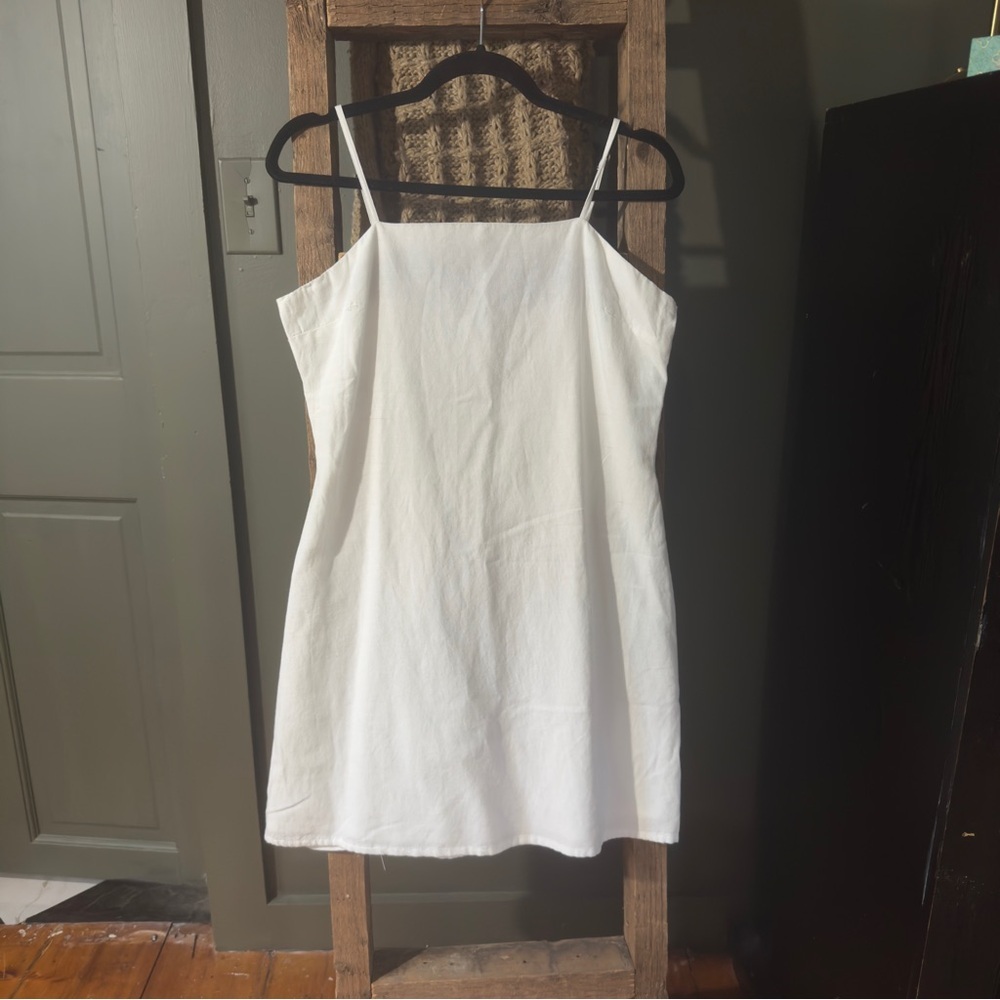 Japna White Linen Dress – Size L